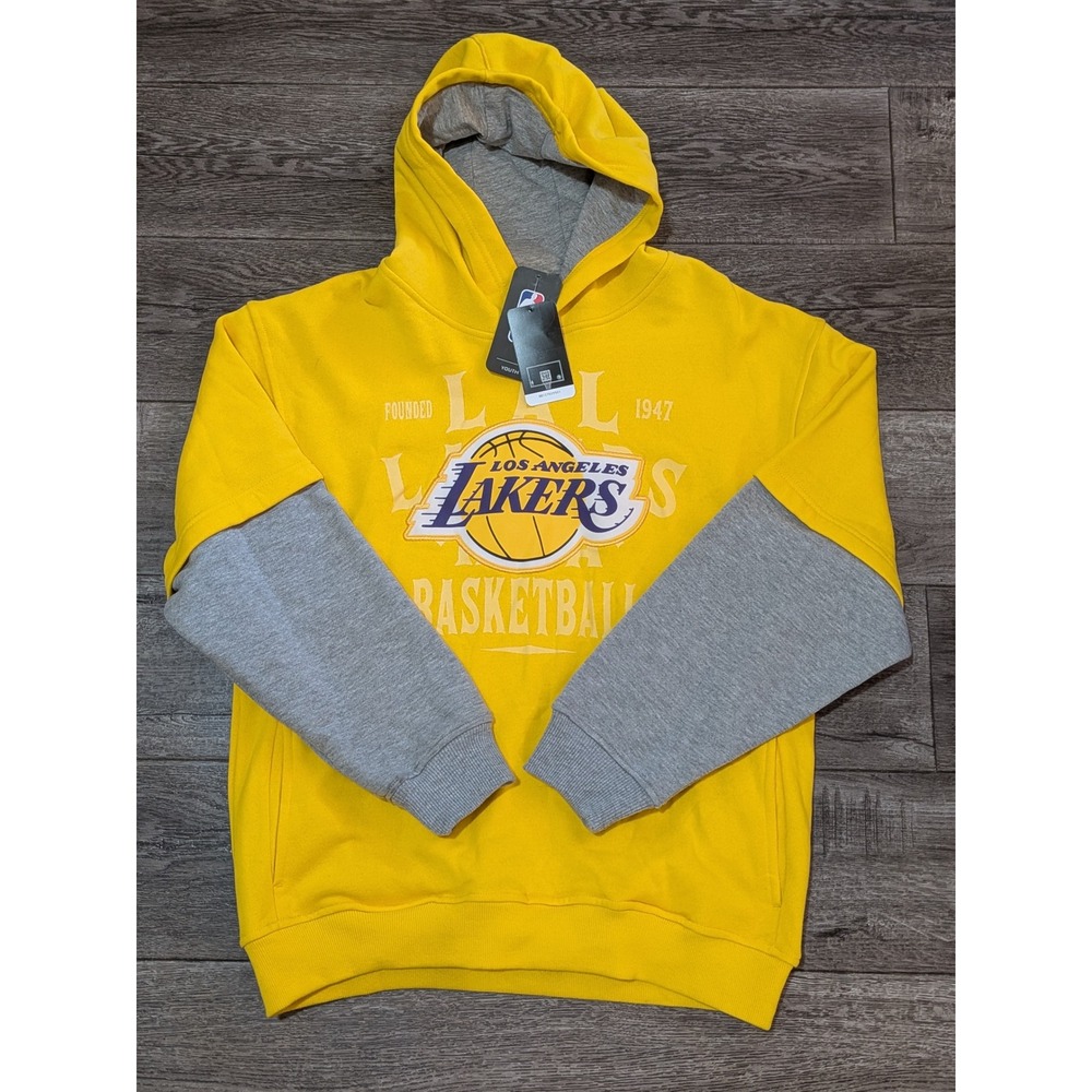 NWT NBA Los Angeles Lakers Youth XL Hoodie Yellow 9K2B7FJKS-LAK
MSRP $55
